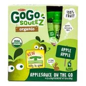 GoGo Squeez Organic AppleApple