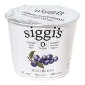 Siggi's Icelandic Style Skyr Blueberry Non-fat Yogurt